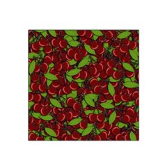 Cherry Pattern Satin Bandana Scarf by Valentinaart