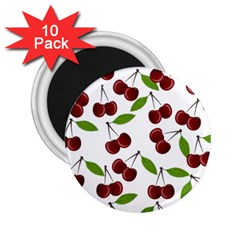 Cherry Pattern 2 25  Magnets (10 Pack)  by Valentinaart