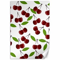 Cherry Pattern Canvas 20  X 30   by Valentinaart