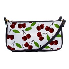 Cherry Pattern Shoulder Clutch Bags by Valentinaart