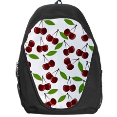 Cherry Pattern Backpack Bag by Valentinaart