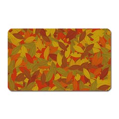 Orange Autumn Magnet (rectangular) by Valentinaart