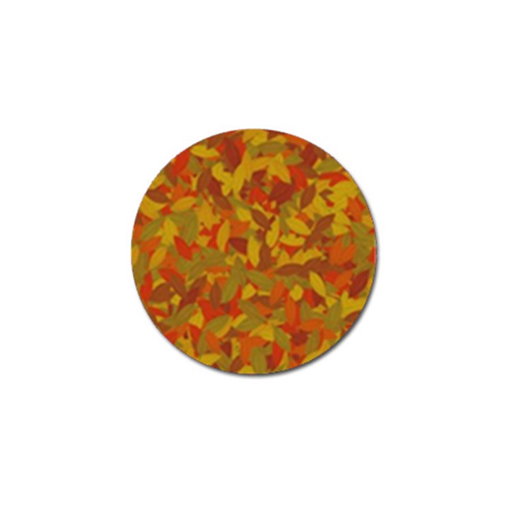 Orange autumn Golf Ball Marker