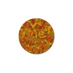 Orange autumn Golf Ball Marker (10 pack) Front