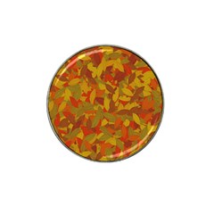 Orange Autumn Hat Clip Ball Marker by Valentinaart