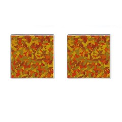 Orange Autumn Cufflinks (square) by Valentinaart