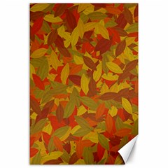 Orange Autumn Canvas 24  X 36  by Valentinaart