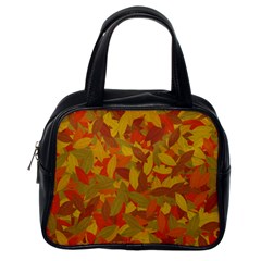 Orange Autumn Classic Handbags (one Side) by Valentinaart