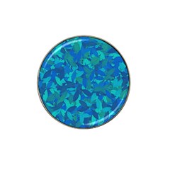 Blue Autumn Hat Clip Ball Marker by Valentinaart