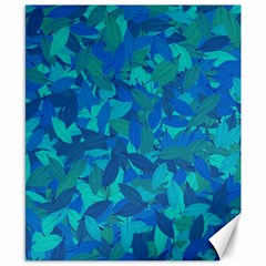 Blue Autumn Canvas 8  X 10  by Valentinaart