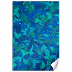 Blue Autumn Canvas 20  X 30   by Valentinaart