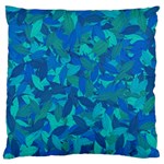 Blue autumn Standard Flano Cushion Case (Two Sides) Front