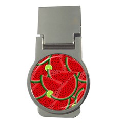 Watermelon Slices Money Clips (round)  by Valentinaart