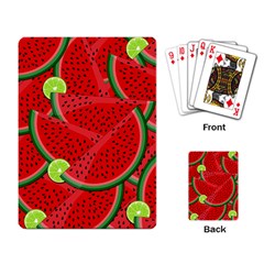 Watermelon Slices Playing Card