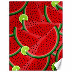 Watermelon Slices Canvas 18  X 24   by Valentinaart