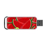 Watermelon slices Portable USB Flash (One Side) Front