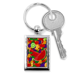 Summer Fruits Key Chains (rectangle)  by Valentinaart