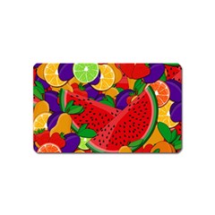 Summer Fruits Magnet (name Card) by Valentinaart