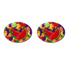 Summer Fruits Cufflinks (oval) by Valentinaart