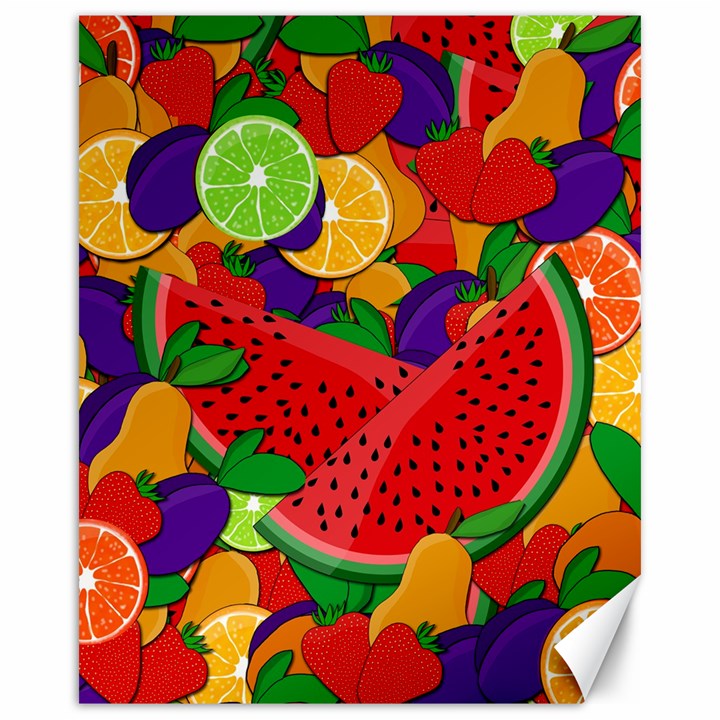 Summer fruits Canvas 16  x 20  