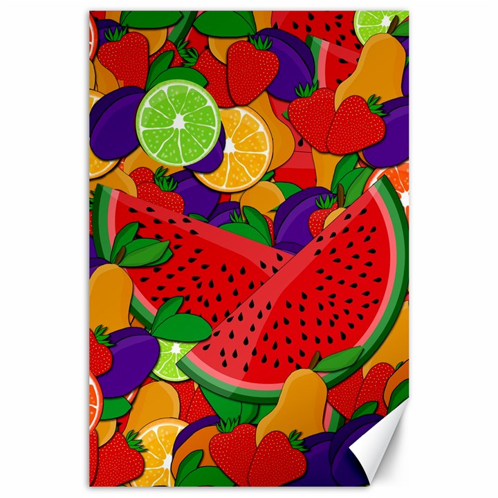 Summer fruits Canvas 24  x 36 