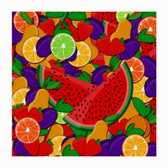 Summer Fruits Medium Glasses Cloth (2-side) by Valentinaart