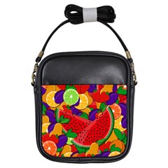 Summer Fruits Girls Sling Bags