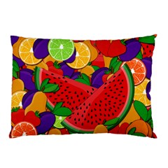 Summer Fruits Pillow Case (two Sides) by Valentinaart