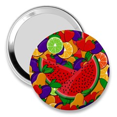 Summer Fruits 3  Handbag Mirrors by Valentinaart