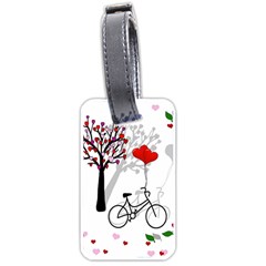 Love Design Luggage Tags (one Side)  by Valentinaart