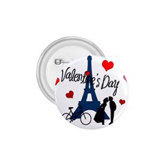 Valentine s Day - Paris 1 75  Buttons by Valentinaart