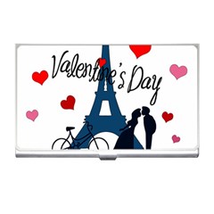 Valentine s Day - Paris Business Card Holders by Valentinaart