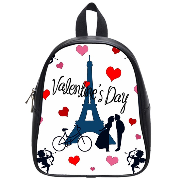 Valentine s day - Paris School Bags (Small) 