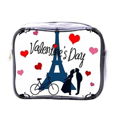 Valentine s Day - Paris Mini Toiletries Bags by Valentinaart