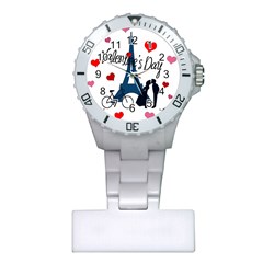 Valentine s Day - Paris Plastic Nurses Watch by Valentinaart