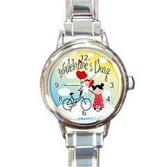 Daydream  Round Italian Charm Watch by Valentinaart