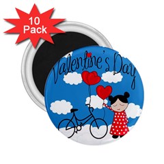 Girls Daydream 2 25  Magnets (10 Pack)  by Valentinaart