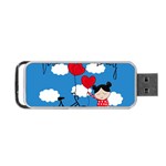 Girls daydream Portable USB Flash (Two Sides) Back