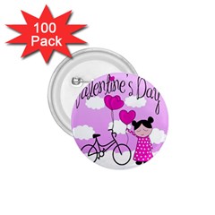 Pink Daydream  1 75  Buttons (100 Pack)  by Valentinaart