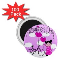 Pink Daydream  1 75  Magnets (100 Pack)  by Valentinaart