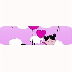 Pink Daydream  Large Bar Mats by Valentinaart