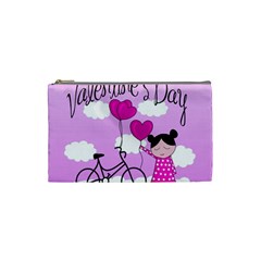 Pink Daydream  Cosmetic Bag (small)  by Valentinaart