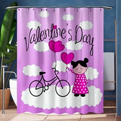 Pink Daydream  Shower Curtain 60  X 72  (medium)  by Valentinaart