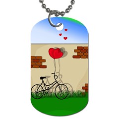 Secret Love Dog Tag (one Side) by Valentinaart