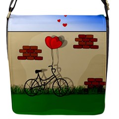 Secret Love Flap Messenger Bag (s) by Valentinaart