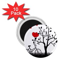 Love Hill 1 75  Magnets (10 Pack)  by Valentinaart