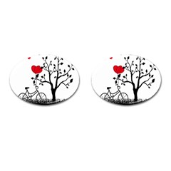 Love Hill Cufflinks (oval) by Valentinaart