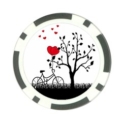 Love Hill Poker Chip Card Guard by Valentinaart