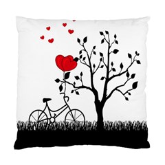 Love Hill Standard Cushion Case (two Sides) by Valentinaart