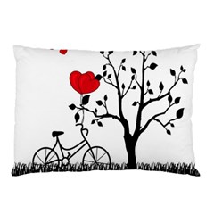 Love Hill Pillow Case by Valentinaart